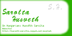 sarolta husveth business card